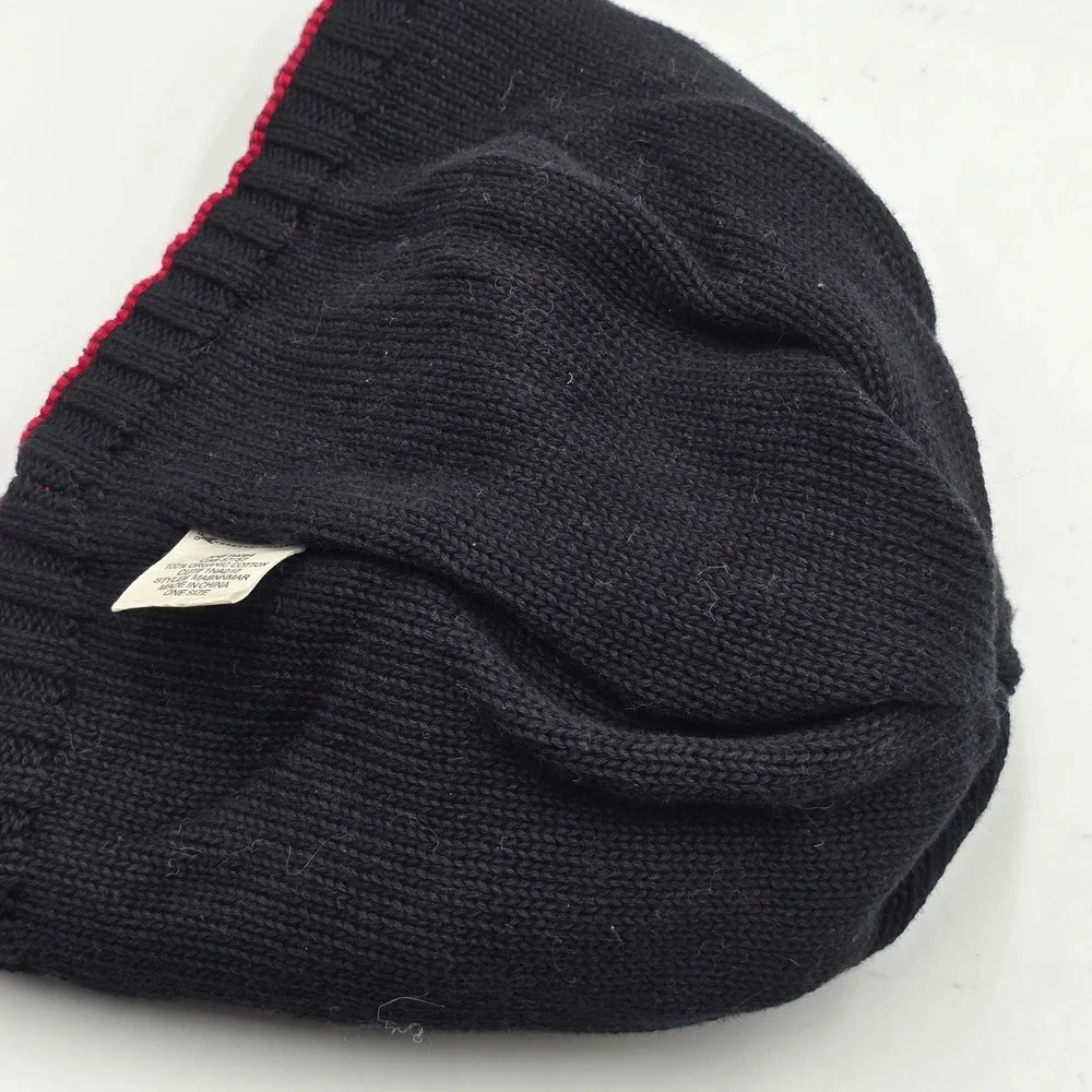 Bob Marley x Billabong Rasta Beanie Organic Cotton Striped Knit Hat One size